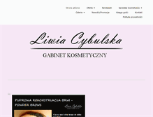 Tablet Screenshot of kosmetyka-livia.pl